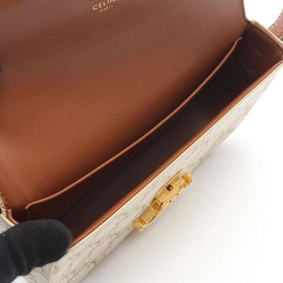 Celine Pvc Brown Shoulder Bags - Picture 3 of 9